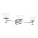 Thesis Canada - Three Light Vanity - Tremolo - Brushed Nickel, Polished Nickel- Union Lighting Luminaires Decor