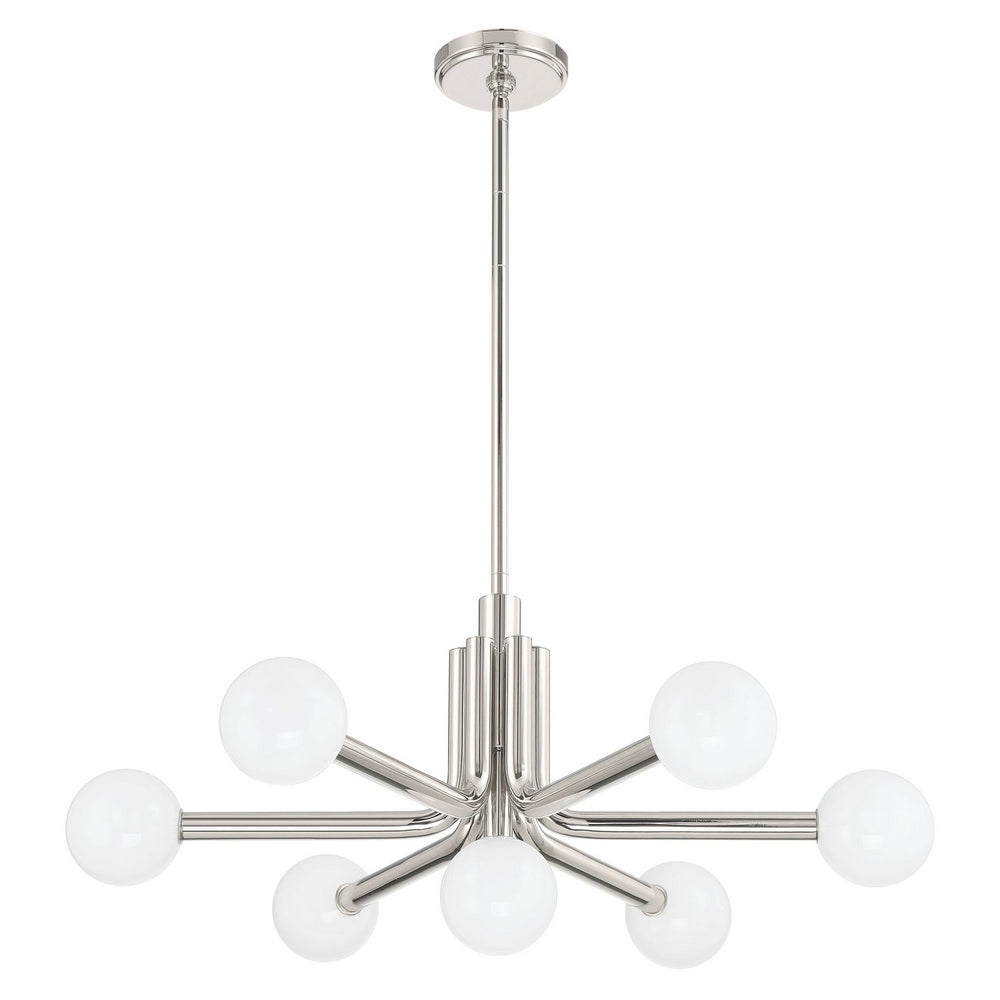 Thesis Canada - LED Chandelier - Stockholm - Polished Nickel- Union Lighting Luminaires Decor