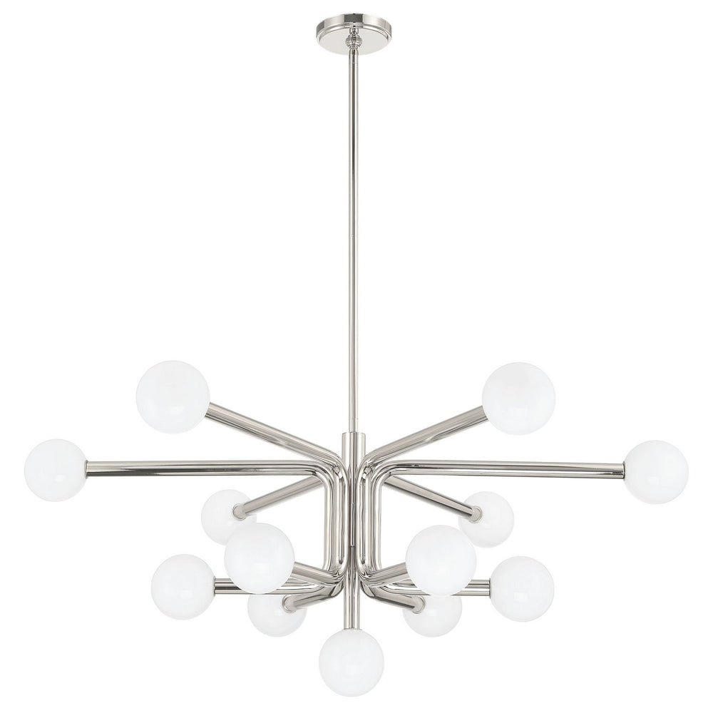 Thesis Canada - LED Chandelier - Stockholm - Polished Nickel- Union Lighting Luminaires Decor