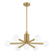 Thesis Canada - LED Chandelier - Stockholm - Champagne Gold- Union Lighting Luminaires Decor