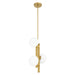 Thesis Canada - LED Pendant - Julep - Brushed Gold- Union Lighting Luminaires Decor