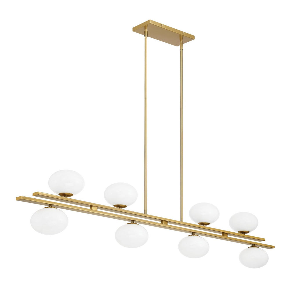 Thesis Canada - LED Linear Pendant - Julep - Brushed Gold- Union Lighting Luminaires Decor