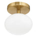 Thesis Canada - LED Flush Mount - Julep - Brushed Gold- Union Lighting Luminaires Decor