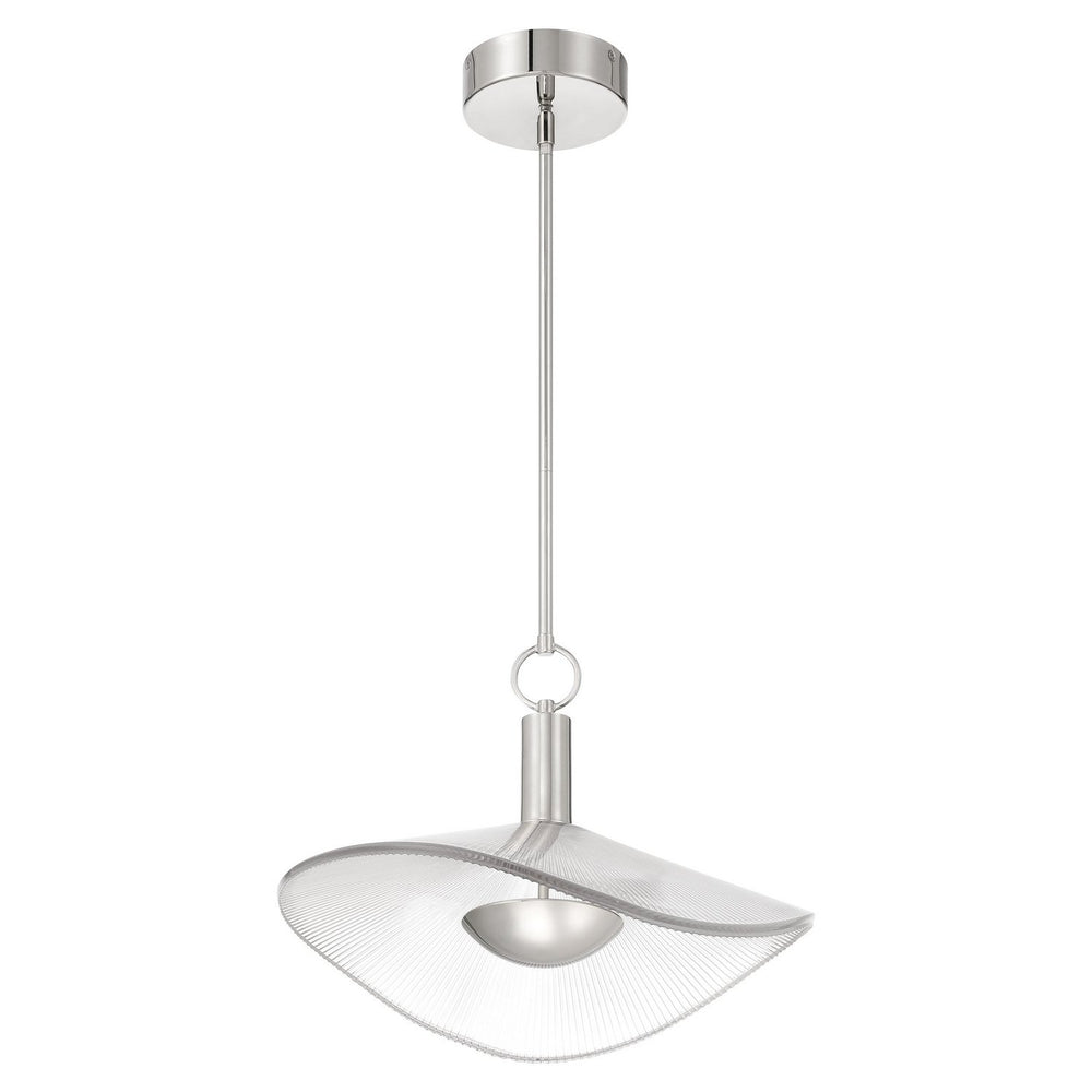 Thesis Canada - LED Convertible Pendant - Novella - Polished Nickel- Union Lighting Luminaires Decor