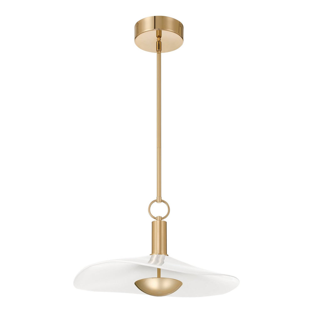 Thesis Canada - LED Convertible Pendant - Novella - Polished Gold- Union Lighting Luminaires Decor