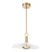 Thesis Canada - LED Convertible Pendant - Novella - Polished Gold- Union Lighting Luminaires Decor