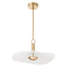 Thesis Canada - LED Convertible Pendant - Novella - Polished Gold- Union Lighting Luminaires Decor