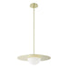 Thesis Canada - LED Convertible Pendant - Solstice - Polished Brass- Union Lighting Luminaires Decor