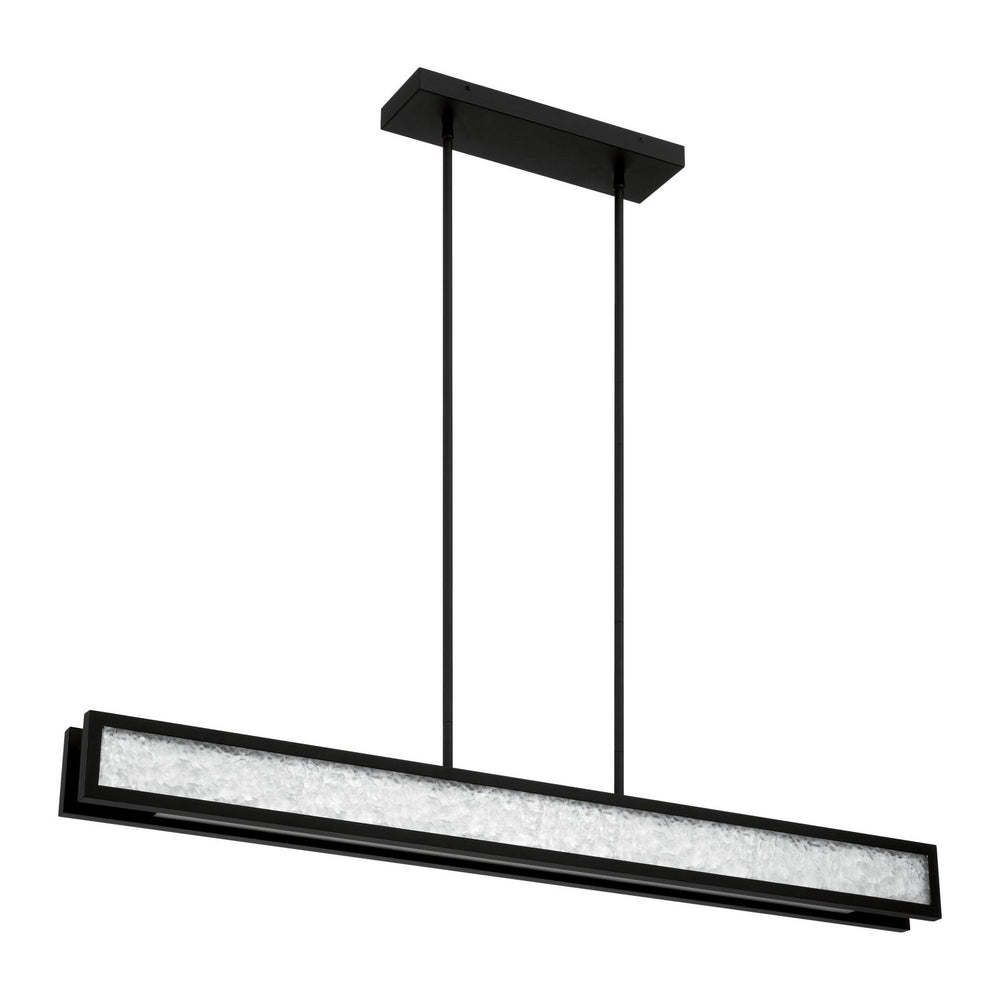Thesis Canada - LED Linear Pendant - Courtney - Textured Black- Union Lighting Luminaires Decor