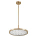 Thesis Canada - LED Convertible Pendant - Courtney - Champagne Bronze- Union Lighting Luminaires Decor