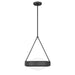Thesis Canada - Three Light Pendant - Agate - Matte Black, Opal- Union Lighting Luminaires Decor