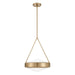 Thesis Canada - Three Light Pendant - Agate - Champagne Gold, Opal- Union Lighting Luminaires Decor