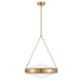 Thesis Canada - Four Light Pendant - Agate - Champagne Gold, Opal- Union Lighting Luminaires Decor