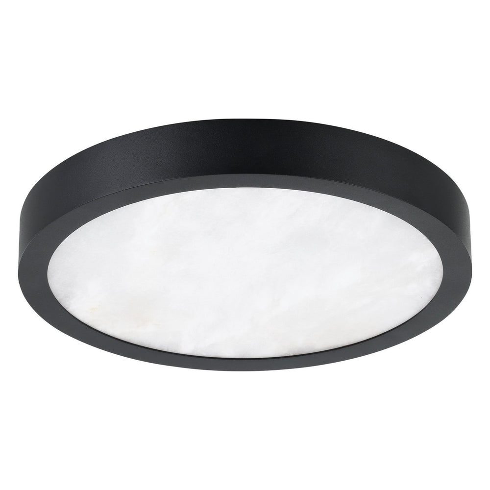 Thesis Canada - LED Flush Mount - Argyle - Textured Black- Union Lighting Luminaires Decor