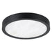 Thesis Canada - LED Flush Mount - Argyle - Textured Black- Union Lighting Luminaires Decor