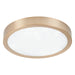 Thesis Canada - LED Flush Mount - Argyle - Champagne Gold- Union Lighting Luminaires Decor