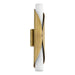 Thesis Canada - Two Light Wall Sconce - Crescendo - Natural Brass, Alabaster- Union Lighting Luminaires Decor