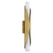 Thesis Canada - Two Light Wall Sconce - Crescendo - Natural Brass, Alabaster- Union Lighting Luminaires Decor
