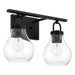 Thesis Canada - Two Light Vanity - Mansfield - Matte Black- Union Lighting Luminaires Decor