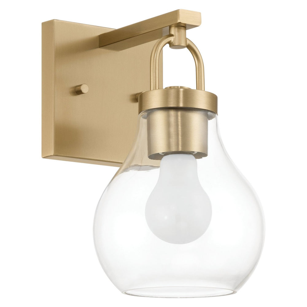 Thesis Canada - One Light Vanity - Mansfield - Champagne Gold- Union Lighting Luminaires Decor