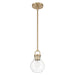 Thesis Canada - One Light Pendant - Mansfield - Champagne Gold- Union Lighting Luminaires Decor