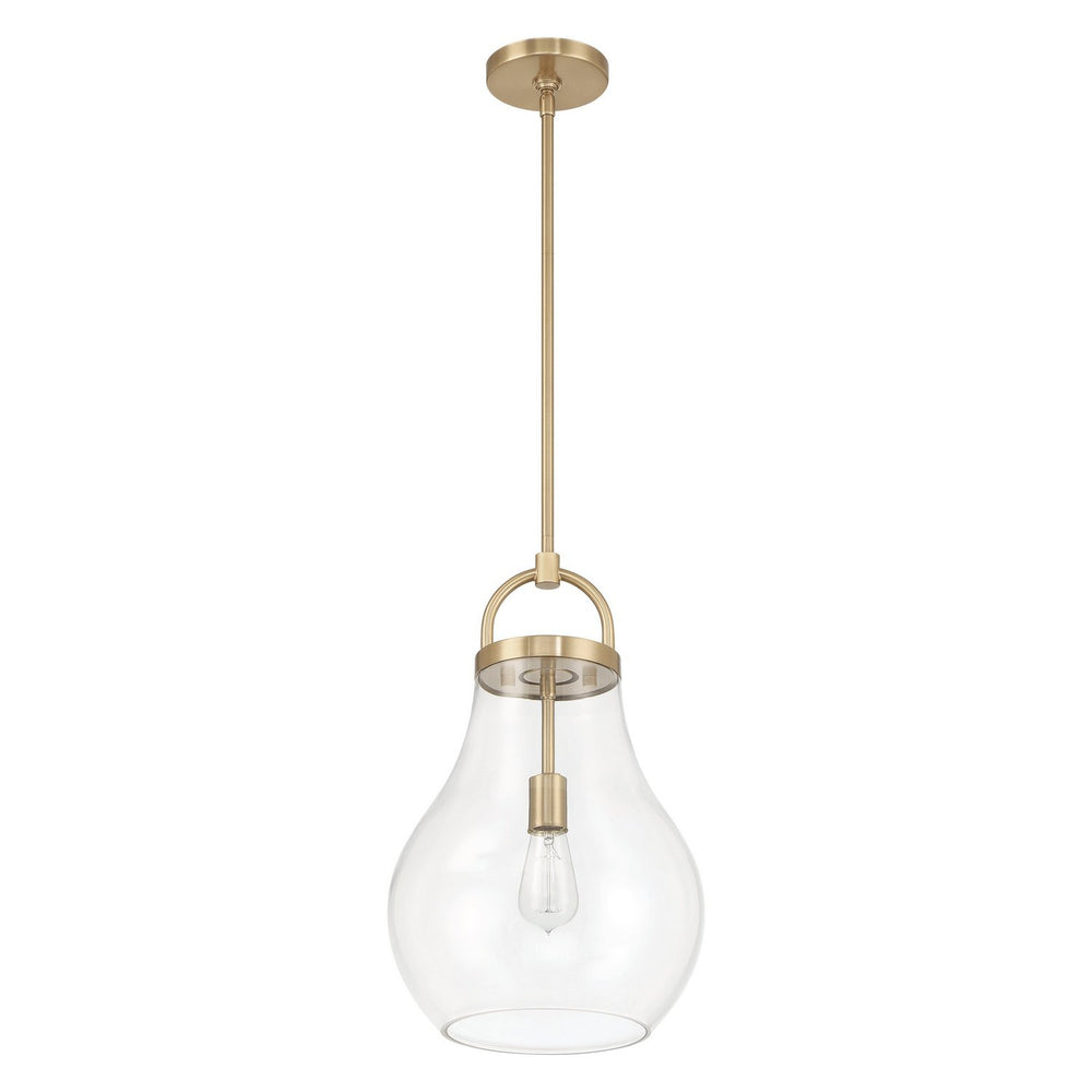 Thesis Canada - One Light Pendant - Mansfield - Champagne Gold- Union Lighting Luminaires Decor