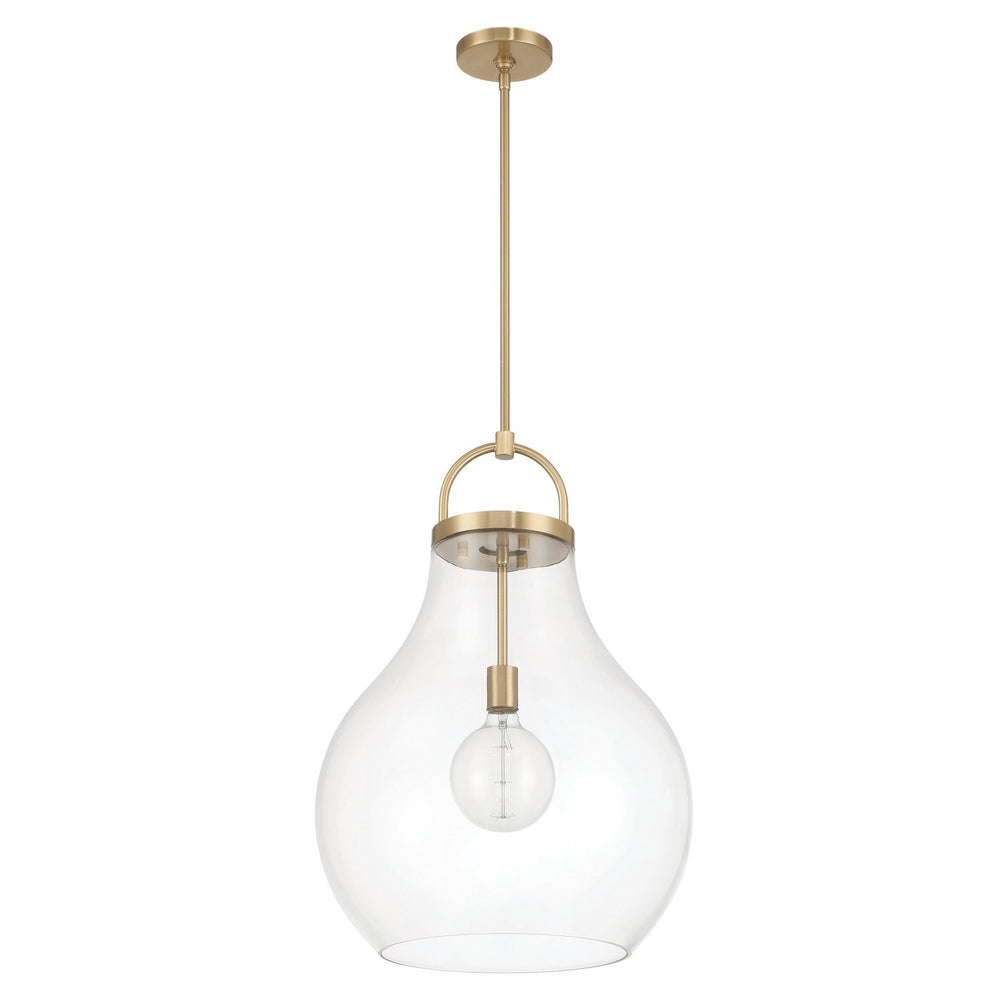 Thesis Canada - One Light Pendant - Mansfield - Champagne Gold- Union Lighting Luminaires Decor