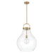 Thesis Canada - One Light Pendant - Mansfield - Champagne Gold- Union Lighting Luminaires Decor