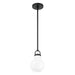 Thesis Canada - One Light Pendant - Mansfield - Matte Black- Union Lighting Luminaires Decor