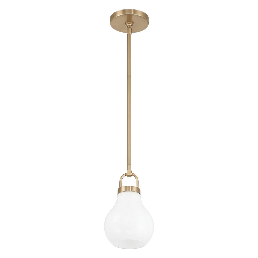 Thesis Canada - One Light Pendant - Mansfield - Champagne Gold- Union Lighting Luminaires Decor