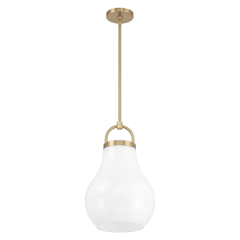 Thesis Canada - One Light Pendant - Mansfield - Champagne Gold- Union Lighting Luminaires Decor