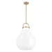 Thesis Canada - One Light Pendant - Mansfield - Champagne Gold- Union Lighting Luminaires Decor