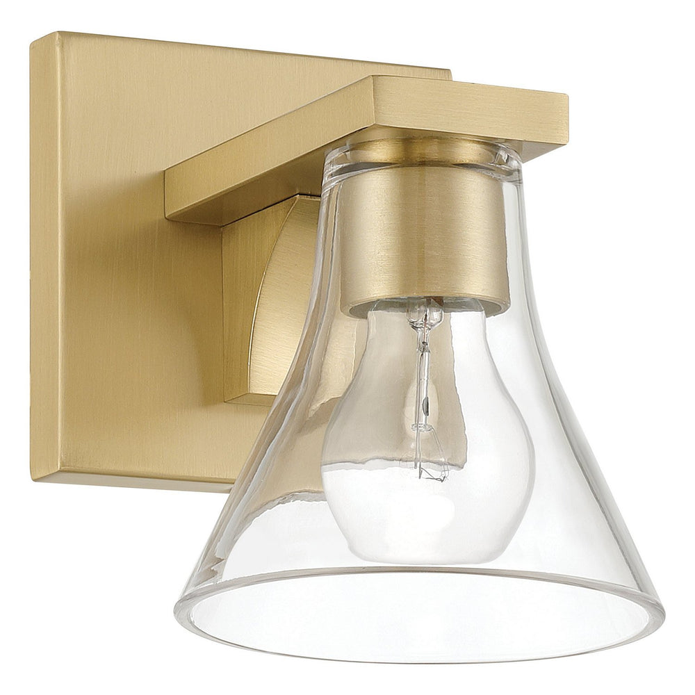 Thesis Canada - One Light Vanity - Gilford - Champagne Gold- Union Lighting Luminaires Decor