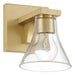 Thesis Canada - One Light Vanity - Gilford - Champagne Gold- Union Lighting Luminaires Decor