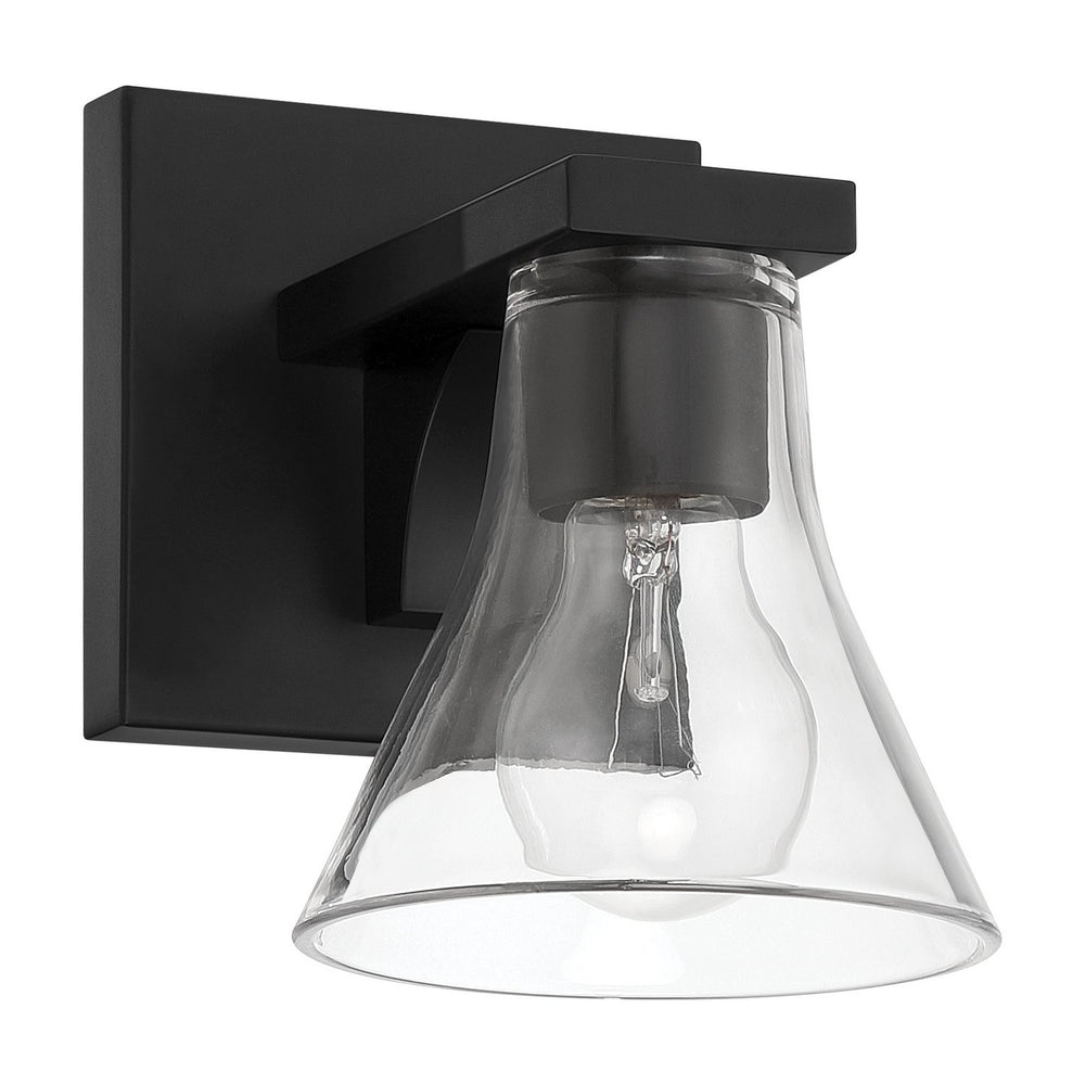 Thesis Canada - One Light Vanity - Gilford - Matte Black- Union Lighting Luminaires Decor