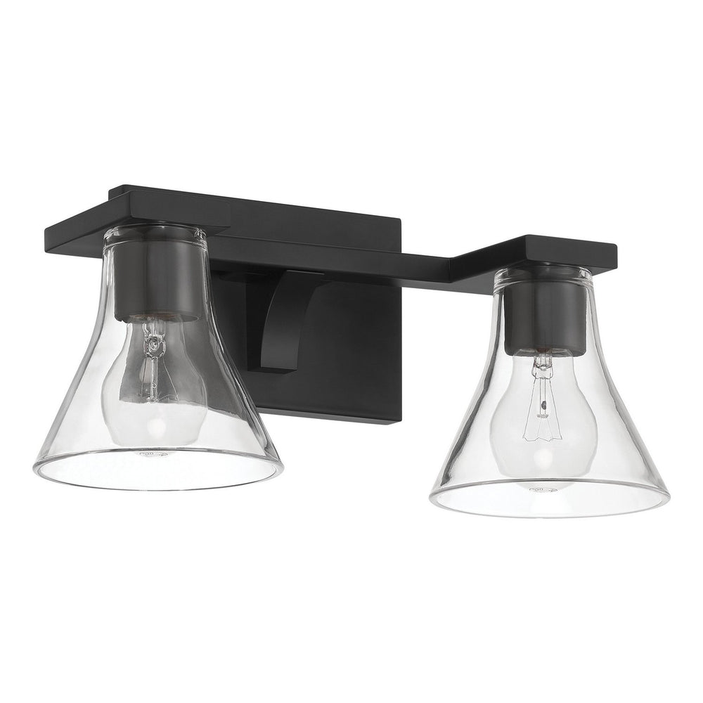 Thesis Canada - Two Light Vanity - Gilford - Matte Black- Union Lighting Luminaires Decor