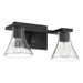 Thesis Canada - Two Light Vanity - Gilford - Matte Black- Union Lighting Luminaires Decor