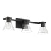 Thesis Canada - Three Light Vanity - Gilford - Matte Black- Union Lighting Luminaires Decor