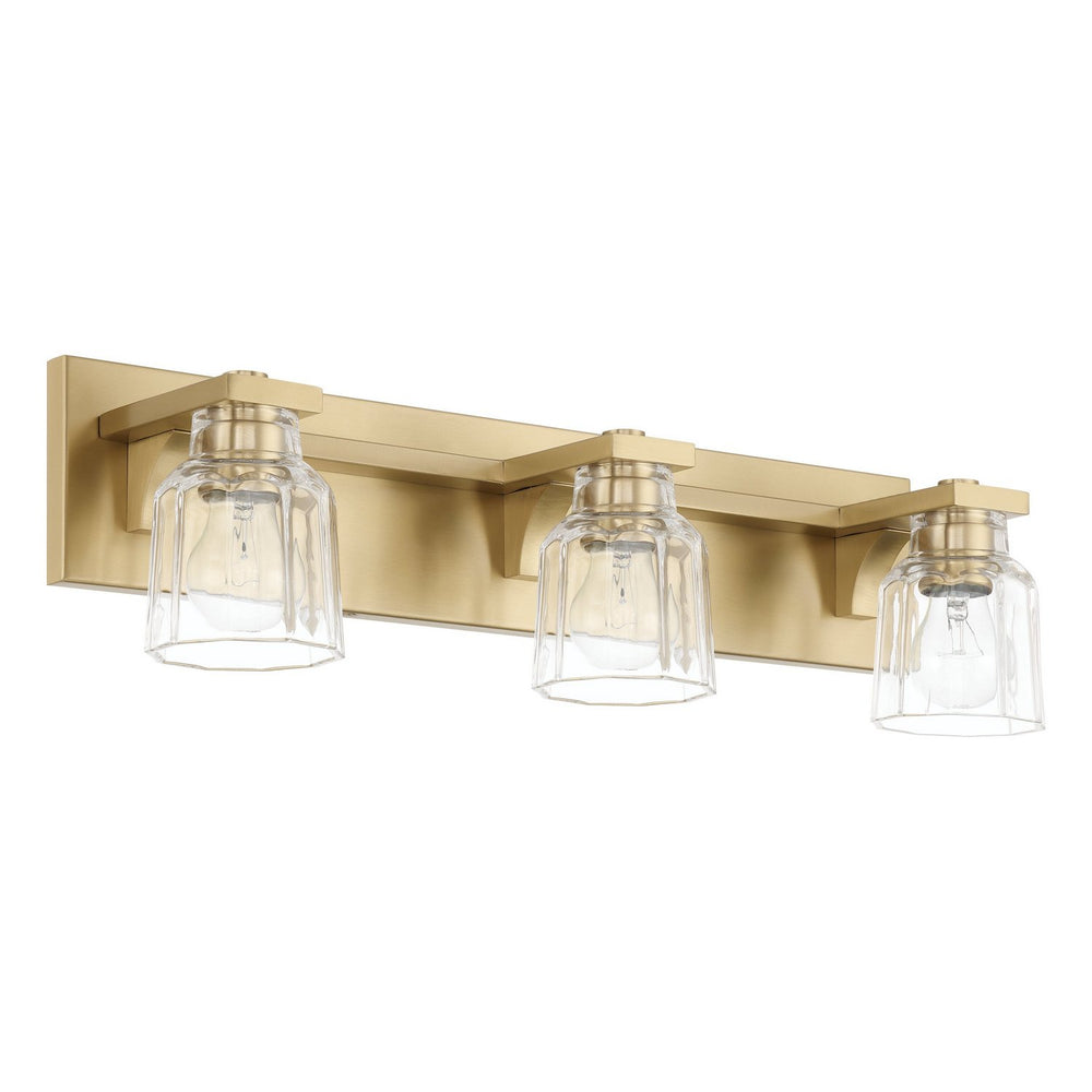 Thesis Canada - Three Light Vanity - Dryden - Champagne Gold- Union Lighting Luminaires Decor
