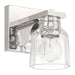 Thesis Canada - One Light Vanity - Dryden - Polished Nickel- Union Lighting Luminaires Decor