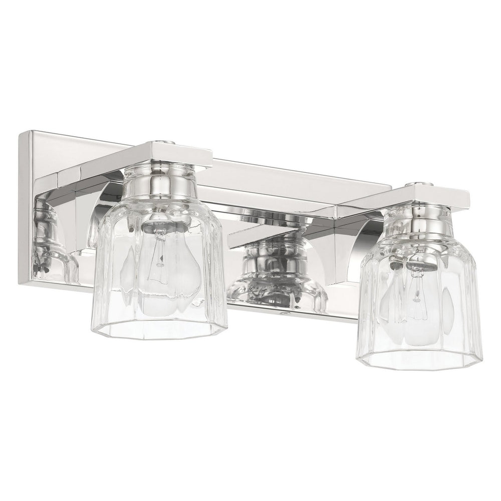 Thesis Canada - Two Light Vanity - Dryden - Polished Nickel- Union Lighting Luminaires Decor