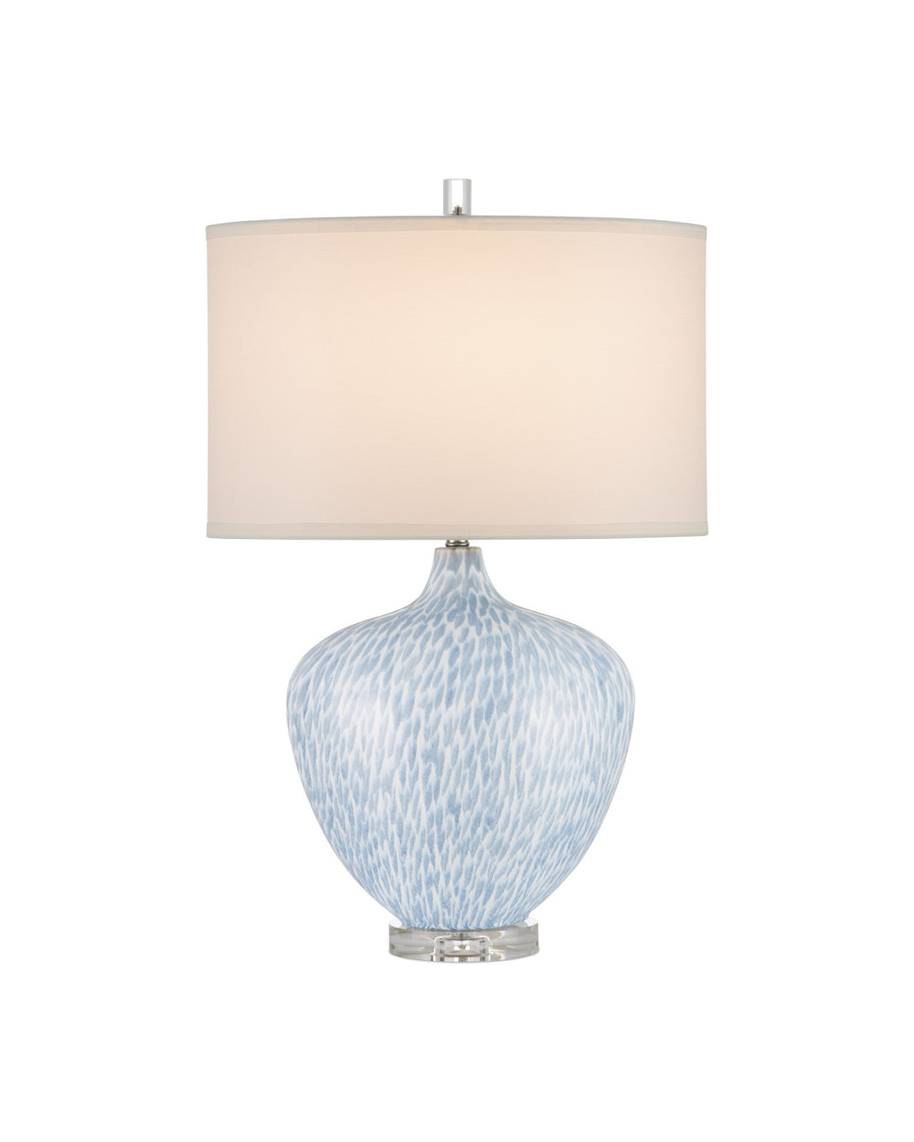 Currey and Company - One Light Table Lamp - Tinney - Blue/Clear- Union Lighting Luminaires Decor