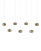 Currey and Company - Seven Light Pendant - Pepper - Nickel/Silver- Union Lighting Luminaires Decor