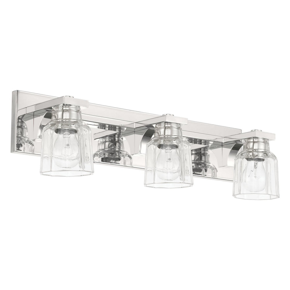 Thesis Canada - Three Light Vanity - Dryden - Polished Nickel- Union Lighting Luminaires Decor