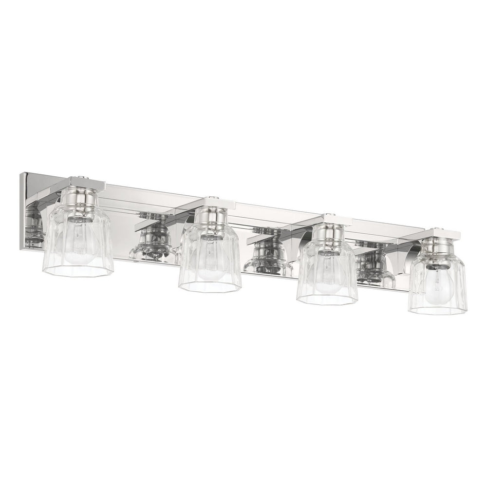 Thesis Canada - Four Light Vanity - Dryden - Polished Nickel- Union Lighting Luminaires Decor