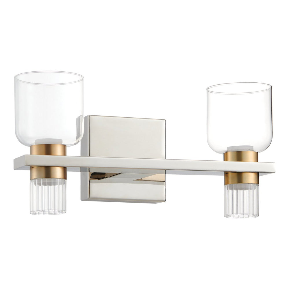 Thesis Canada - LED Vanity - Amelia - Polished Nickel, Champagne Gold- Union Lighting Luminaires Decor