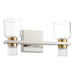 Thesis Canada - LED Vanity - Amelia - Polished Nickel, Champagne Gold- Union Lighting Luminaires Decor