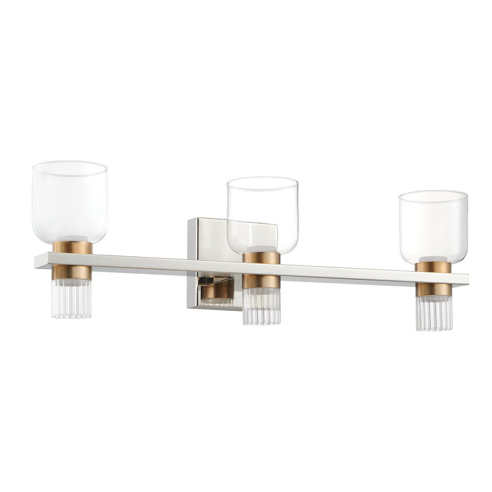 Thesis Canada - LED Vanity - Amelia - Polished Nickel, Champagne Gold- Union Lighting Luminaires Decor