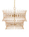 Currey and Company - Nine Light Chandelier - Marquise - Clear / Luxor Gold- Union Lighting Luminaires Decor