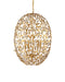 Currey and Company - Four Light Chandelier - Secret Garden - Clear/Contemporary Gold Leaf/Contemporary Gold- Union Lighting Luminaires Decor